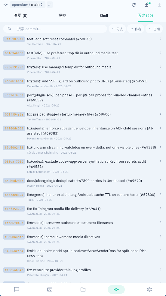 Git History